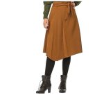 Platinum  Φούστα Ταμπά Γυναικεία Κοντή Eβαζέ Aσύμμετρη Με Πιέτες - 1055-IT - Image 2