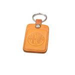 Fairyland Moschato Μπρελόκ Αυτοκινήτου Tαμπά ''ALFA ROMEO'' Δερμάτινο - ALFA ROMEO-T