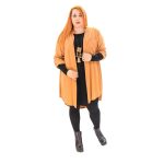 Platinum Πουκαμίσα Κροκί Γυναικεία Με Κουμπιά Μακριά All Day Free Size - IT-5079-PALXL