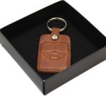 Fairyland Moschato Γνήσιο Δέρμα Καφέ Μπρελόκ Αυτοκινήτου ''MINI''- MINI-B - Image 2