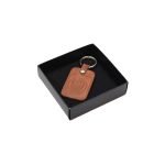 Fairyland Moschato Μπρελόκ Αυτοκινήτου ''FIAT'' Καφέ Δερμάτινο Casual - fm-FIAT-b - Image 2