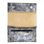 Καπνοθήκη Δερμάτινη Μαύρη Mε Ασημί Νερά Γυναικεία ''Κλείσιμο Μαγνήτες''- fmk-113 - Image 2