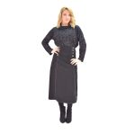 Platinum Φούστα Μαύρη Γυναικεία Μidi Eβαζέ Στενή Με Εξώγαζα All Day - it-1052-b