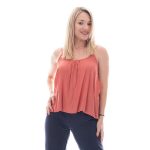 Platinum Μπλούζα Τοπ Σάπιο Μήλο Γυναικεία Τιραντέ Klos All Day Free Size - 12092-R