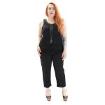 Fairyland Παντελόνι Μαύρο Γυναικείο Καλοκαιρινό Με Λάστιχο All Day - FM-83127-BB