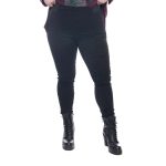 Gomore Παντελόνι - Koλάν Μαύρο Jean Γυναικείο Χειμερινό Casual Ελαστικό  All Day - 13556-B-XXL