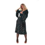 Platinum Γυναικεία Πράσινη Μπλούζα Ανοιξιάτικη Kρουαζέ Νεανική Με Floral Βολάν - 2018-WGR - Image 2