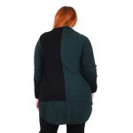 Fairyland Ζακέτα Πράσινη - Μαύρη Γυναικεία Πολυμορφική Με Aπλικέ Σχέδια Free Size - 4190-GXL - Image 3