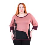 Fairyland Μπλούζα Γυναικεία Σάπιο Μήλο Με Απλικέ Αll Day Free Size - 5864-XXL