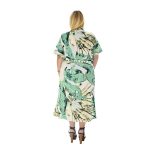 Platinum Κιμονό Πράσινο Με Floral Γυναικείο Multi Color Κοντομάνικο All Day - 22250 - Image 3