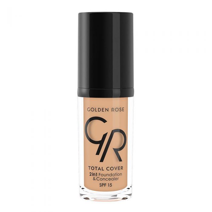 TOTAL COVER 2in1 Foundation & Concealer GR [Golden Rose] -04 Beige