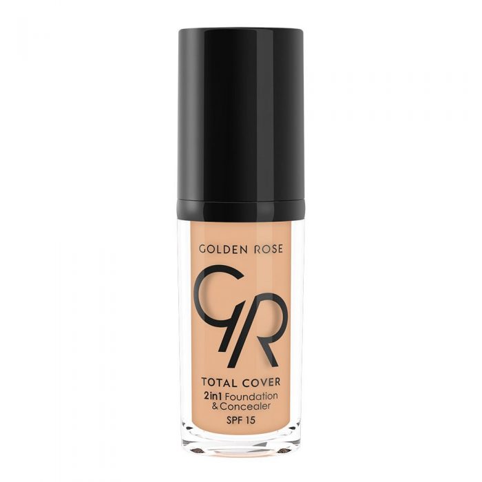 TOTAL COVER 2in1 Foundation & Concealer GR [Golden Rose] -12 Light Beige