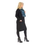 Platinum Mαύρο Μακρυμάνικο ''Πλεκτό Φόρεμα'' All Day - ΙΤ-1493-ΒL