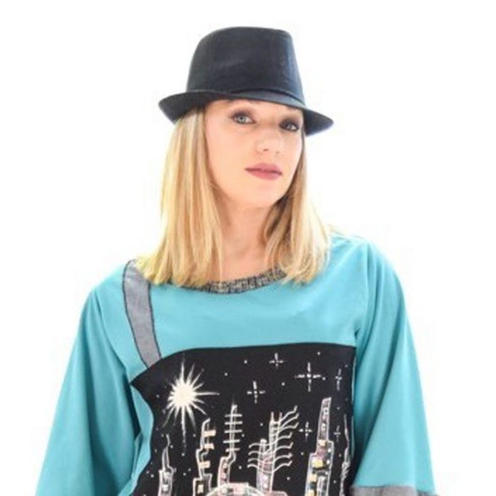 Platinum Μαύρο Γυναικείο Καπέλο ''Καβουράκι'' - 249-2-b