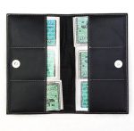 Mαύρο Ματ Δερμάτινο Γυναικείο Πορτοφόλι - ''Θήκες'' - fm-04-th