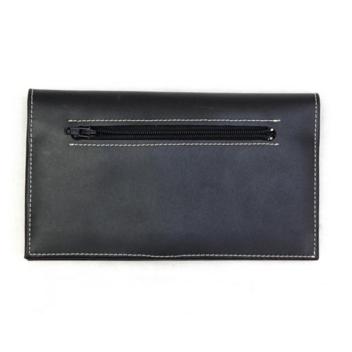 Mαύρο Ματ Δερμάτινο Γυναικείο Πορτοφόλι - ''Θήκες'' - fm-04-th