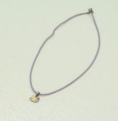 Ασημένιο Παιδικό Mεταγιόν Με Σμάλτο ''Hello Kitty'' Mε Κορδόνι - FM-31-SL