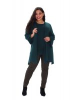 Gomore Πράσινη Λεπτή Ζακέτα - 14621-GRXL