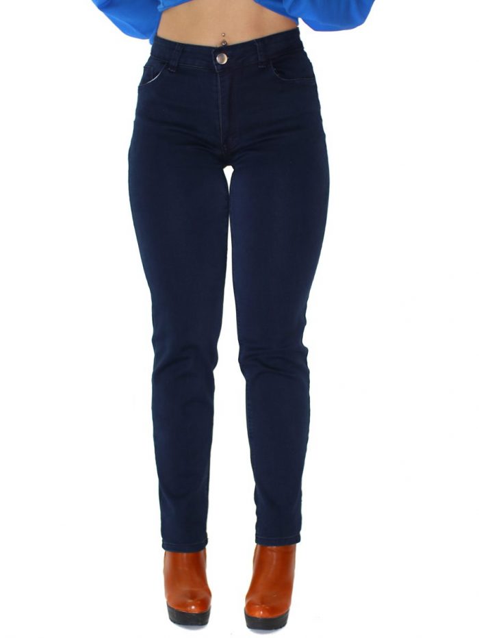 Gomore Blue Black Jean Ελαστικό Παντελόνι - 13554