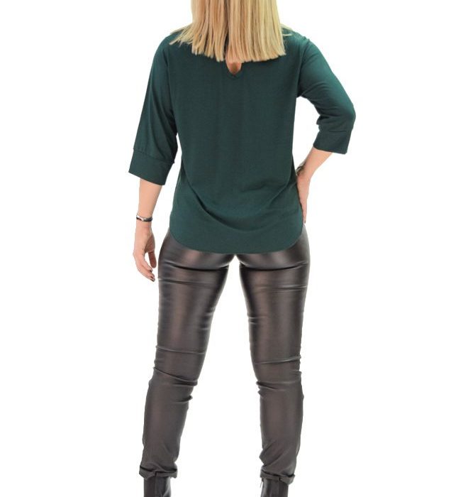 Fairyland Πράσινη - Κυπαρισσί Μακρυμάνικη Βαμβακερή Μπλούζα - fm-2271-m