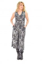 Platinum Μαύρη Ολόσωμη Αμάνικη Jumpsuit Φόρμα - 10200