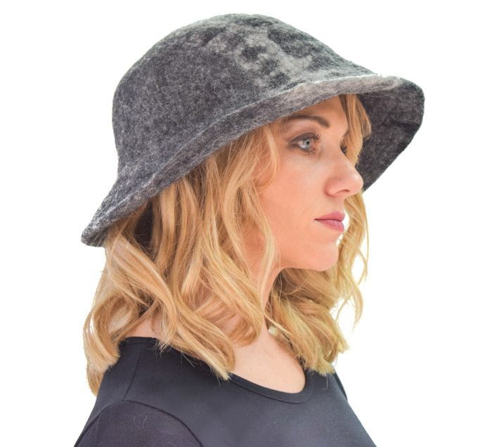 Platinum Καπέλο Felt Σε Γκρί Αποχρώσεις - 106-HA