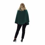 Gomore Κάπα Πράσινη Γυναικεία Ασύμμετρη Χειμωνιάτικη Casual All Day - 24494-G - Image 3