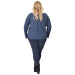 Gomore Μπλούζα Μπλε Γυναικεία Με Ψηλό Λαιμό Casual All Day XXL - 24926 - Image 2