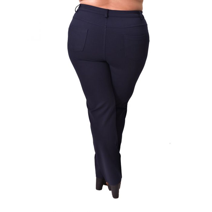 Gomore Παντελόνι Μπλε Γυναικείο Κλασικό Ελαστικό Deluxe All Day XXXL- 24833-ΒL - Image 3