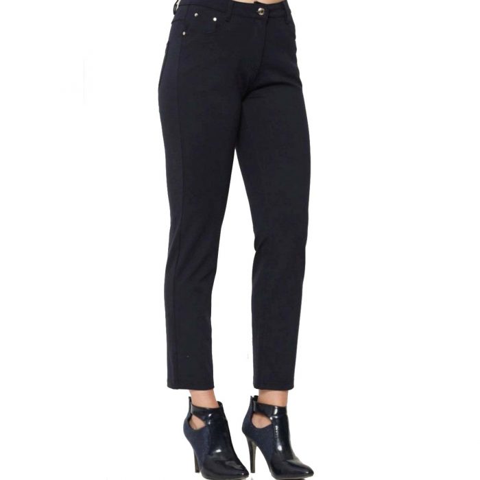 Gomore Παντελόνι Μπλε Γυναικείο Κλασικό Ελαστικό Deluxe All Day XXXL- 24833-ΒL - Image 4