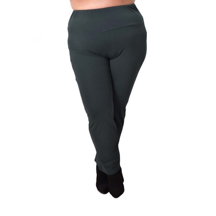 Gomore Παντελόνι Ελαστικό Πράσινο Γυναικείο Με Μπάσκα Και Λάστιχο XXL All Day  -24846-GR - Image 3