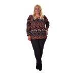 Gomore Γυναικείο Μαύρο Παντελόνι Χειμερινό Ελαστικό Με Μπάσκα Και Λάστιχο All Day XXL - 24846-B