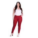 Gomore Παντελόνι Κόκκινο Γυναικείο Jean Ελαστικό Casual All Day - FS13535-R