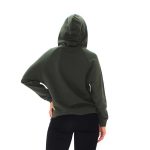 Platinum Μπλούζα Πράσινη Γυναικεία Με Κουκούλα Casual All Day Free Size - IT-1453-RG - Image 2