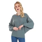 Platinum Μπλούζα Πράσινη Γυναικεία Με Μανίκι Νυχτερίδα All Day Free Size - IT-9783