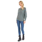 Platinum Μπλούζα Πράσινη Γυναικεία Με Μανίκι Νυχτερίδα All Day Free Size - IT-9783 - Image 3