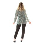 Gomore Γυναικείο Χακί Παντελόνι Jean Ελαστικό Στενό Casual All Day - 13535-G - Image 2