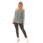 Gomore Γυναικείο Χακί Παντελόνι Jean Ελαστικό Στενό Casual All Day - 13535-G