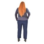 Platinum Γυναικεία Μπλε Παντελόνα Χειμωνιάτικη Σε Ίσια Γραμμή All Day Free Size - 977-wxl - Image 2