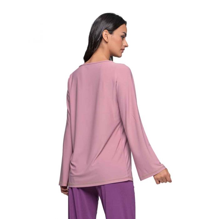 Gomore Μπλούζα Ροζ Γυναικεία Με Animal Print Νεανική All Day - 24914-R - Image 4