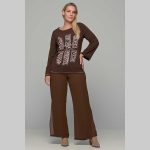 Gomore Μπλούζα Καφέ Γυναικεία Με Animal Print Νεανική All Day - GM-24914-RB - Image 2