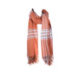 Platinum Εσάρπα Καμηλό Με Καρό Γυναικεία Χειμωνιάτικη Ζεστή Με Κρόσσια All Day - IT-5-HH-KA - Image 2