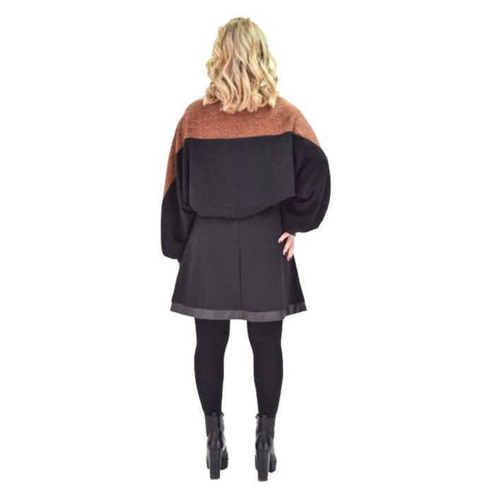 Fairyland Ζακετάκι - Μπολερό Μαύρο Με Ταμπά Νεανικό Γυναικείο Πολυμορφικό Free Size - fm-1801-z - Image 4