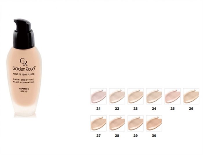 Golden Rose Satin Smoothing Fluid Foundation - 26 - Image 4