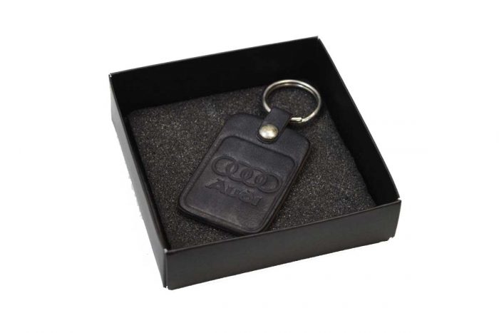 Fairyland Moschato Μπρελόκ Αυτοκινήτου 'Audi Μαύρο Δερμάτινο Casual - AUDI-BL - Image 2