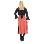 Platinum Φούστα Σάπιο Μήλο Γυναικεία Μidi Eβαζέ Με Εξώγαζα All Day - IT-1052-sm - Image 3