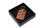 Fairyland Moschato Μπρελόκ Αυτοκινήτου ''SKODA'' Καφέ Δερμάτινο Casual - SKODA-B - Image 2