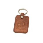 Fairyland Moschato Μπρελόκ Αυτοκινήτου ''SKODA'' Καφέ Δερμάτινο Casual - SKODA-B