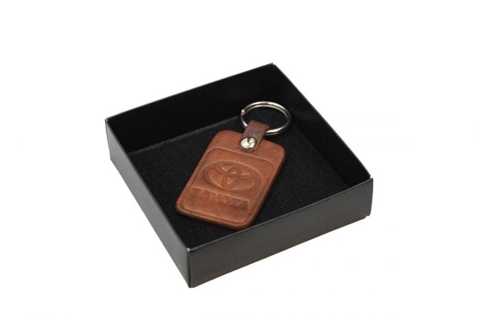 Fairyland Moschato Μπρελόκ Αυτοκινήτου TOYOTA Καφέ Δερμάτινο Casual - TOYOTA-BR - Image 2