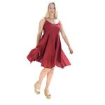 Platinum Φόρεμα Κόκκινο Γυναικείο Τιραντέ Εξώπλατο Αέρινο Klos Girly Free Size - 22122-R
